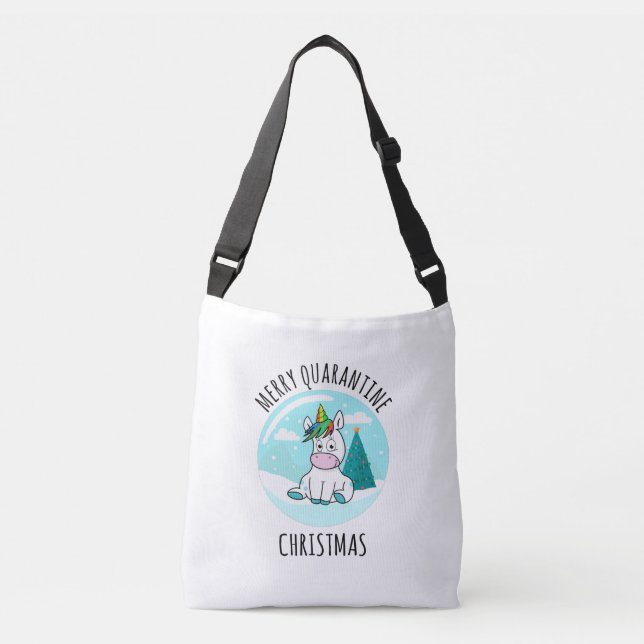 Sac Ajustable Merry Quarantine Christmas Unicorn (Devant)