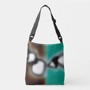 Sac Ajustable Message dans une bouteille : Brown Abstrait, Turqu