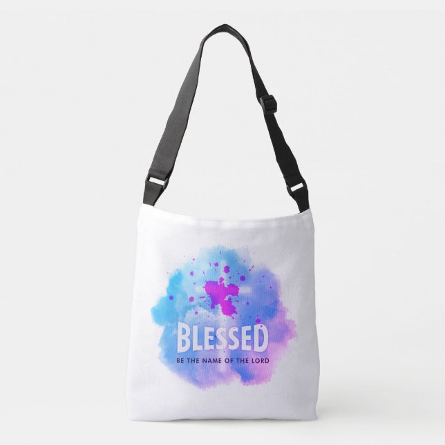 Sac Ajustable Mignonne Béni Soit Le Nom du Seigneur chrétien (Devant)