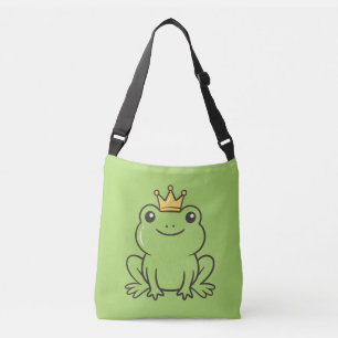 Sac Ajustable Mignonne grenouille Reine drôle verte Coque de tél