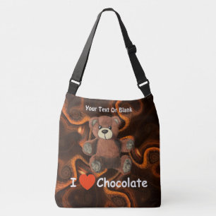 Sac Ajustable Mignonne I Coeur (Amour) Chocolat Teddy Ours