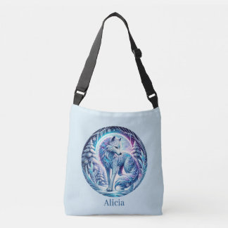 Sac Ajustable Mignons amoureux du loup saisonnier d'hiver ajoute