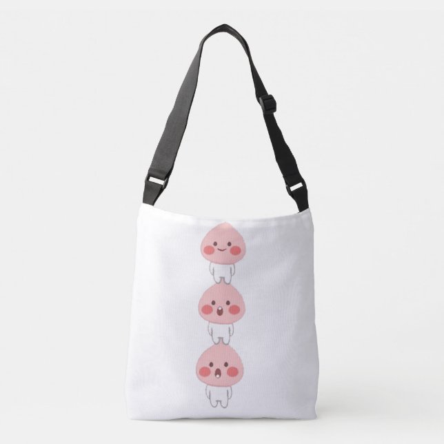 Sac Ajustable Mignons triplés apeach (Devant)