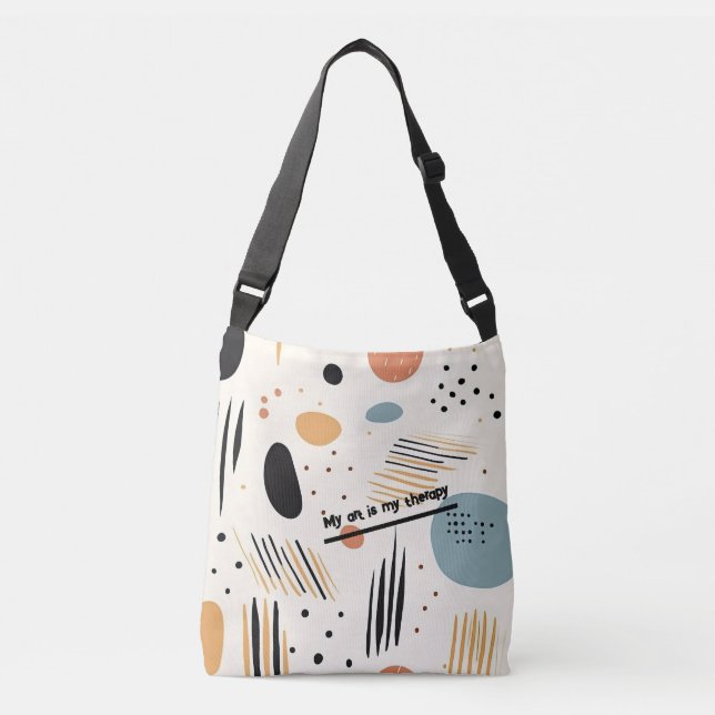 Sac Ajustable Minimaliste, abstrait, personnalisable (Devant)