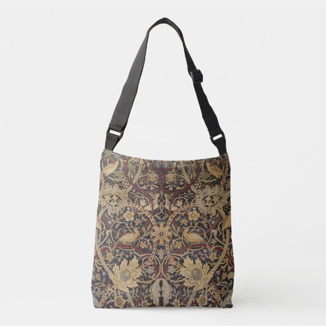 Sac Ajustable Mocha Mousse William Morris Motif (Devant)