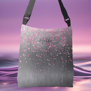 Sac Ajustable Mode Pailletée Rose Tendance
