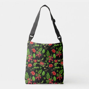 Sac Ajustable Modèle de pâquerettes rouges avec feuilles