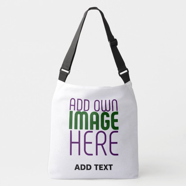 SAC AJUSTABLE MODÈLE DE TEXTE D'IMAGE BLANCHE SIMPLE MODERNE (Devant)
