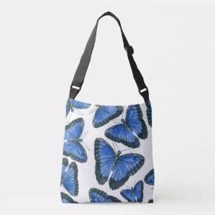 Sac Ajustable Modèle motif de papillon bleu morpho