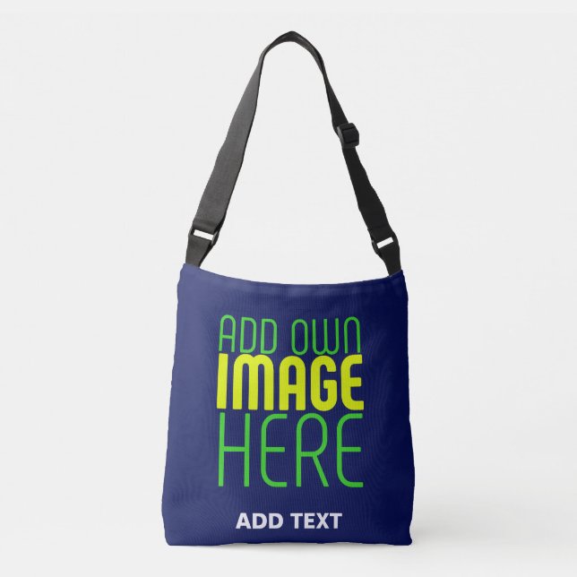 SAC AJUSTABLE MODERNE ÉDITABLE CUTE MARINE BLEU IMAGE MODÈLE TEX (Devant)