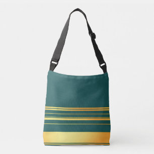 Sac Ajustable Moderne Green Gold Luxury Linen Texture Collection