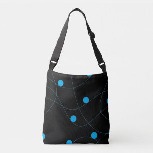 Sac Ajustable Moderne, ludique, amusant, joli motif de boules bl