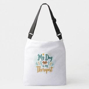 Sac Ajustable Mon chien est mon thérapeute - Funny Pet Lover Cro