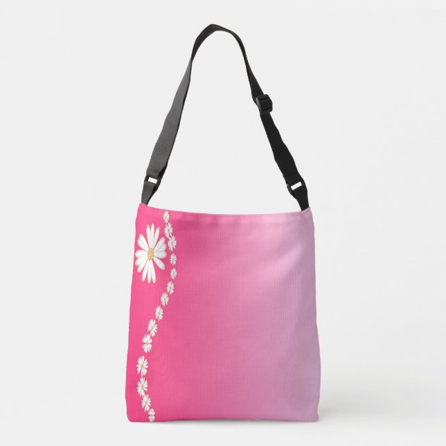 Sac Ajustable Mon coeur Fleurs blanches (Dos)