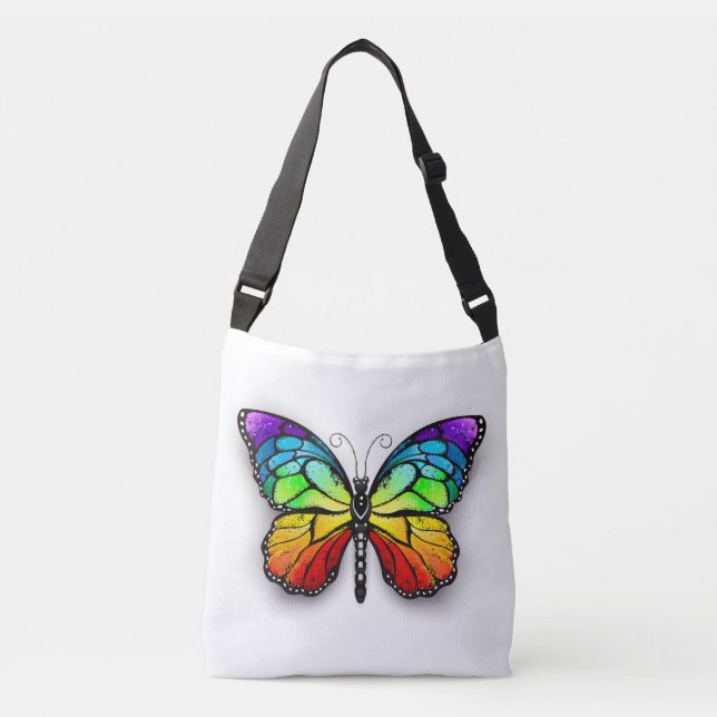 Sac Ajustable Monarque papillon arc-en-ciel (Devant)