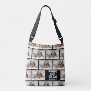 Sac Ajustable Mondes photo personnalisés modernes Best Dog Papa