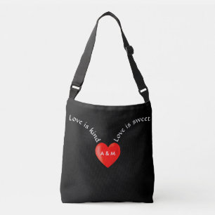 Sac Ajustable Monogram & L'amour est doux, l'amour est gentil