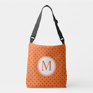 Sac Ajustable Monogramme d'Halloween inspiré par le citrouille