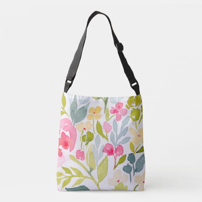 Sac Ajustable Monogramme Floral Demoiselle d'Honneur (Dos)