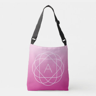Sac Ajustable Monogramme géométrique en forme de fleur Ombre d