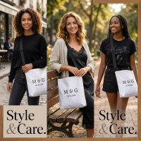 Monogramme personnalisé et date personnalisée