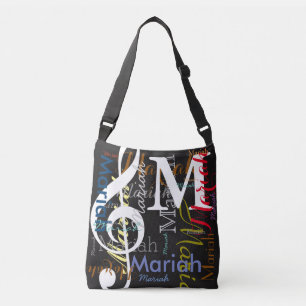 Sac Ajustable Monographie de note musicale Treble-Clef avec noms