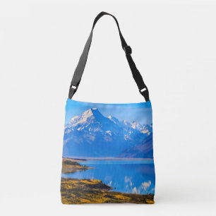 Sac Ajustable Mont Cook surplombant le lac Pukaki, NZ