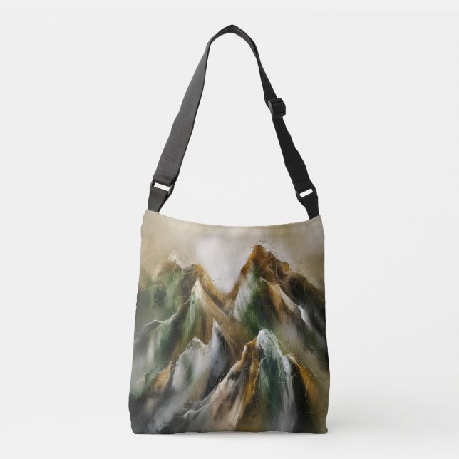 Sac Ajustable Montagnes peintes (Devant)