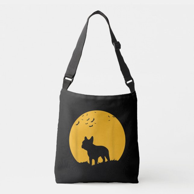 Sac Ajustable Moon Halloween Inspire French Bulldog (Devant)