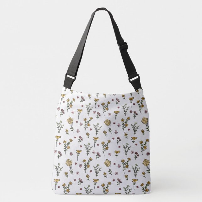 Sac Ajustable Motif à fleurs printanières (Devant)