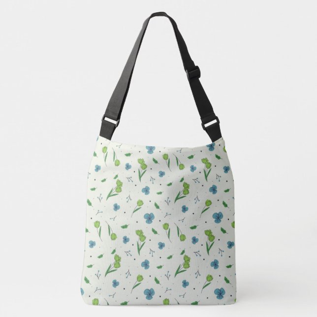 Sac Ajustable Motif à fleurs printanières (Devant)