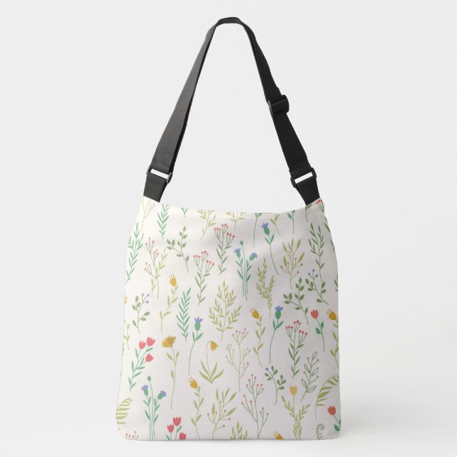 Sac Ajustable Motif à fleurs printanières (Devant)