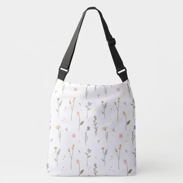 Sac Ajustable Motif à fleurs printanières (Devant)