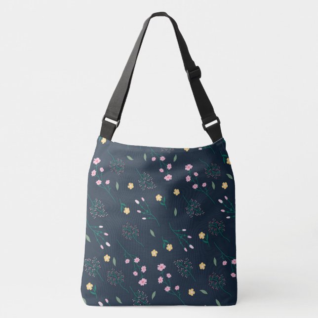 Sac Ajustable Motif à fleurs printanières (Devant)
