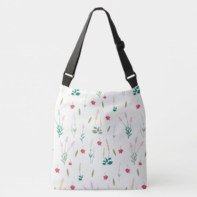 Sac Ajustable Motif à fleurs printanières (Devant)