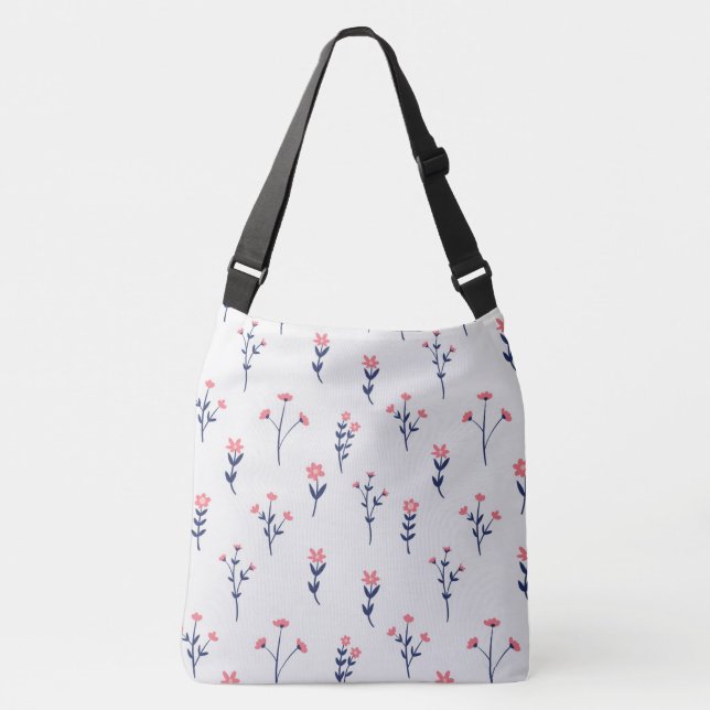 Sac Ajustable Motif à fleurs printanières (Devant)