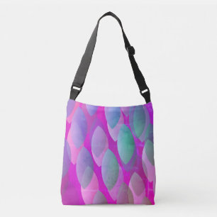 Sac Ajustable Motif Abstrait moderne   Magenta Purple Rose Turqu