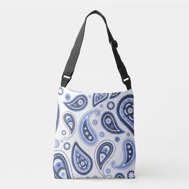 Sac Ajustable Motif Blue Paisley (Devant)
