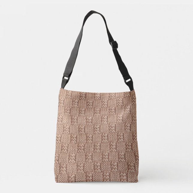 Sac Ajustable Motif Bubble Knit Stitch par Shirley Taylor (Dos)