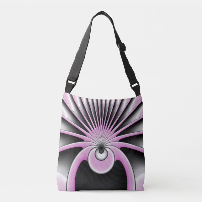 Sac Ajustable Motif d'art fractal Abstrait moderne (Devant)