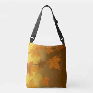Sac Ajustable Motif d'automne avec feuilles d'érable en chute et