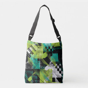 Sac Ajustable Motif de bandes de points géométriques Abstraits
