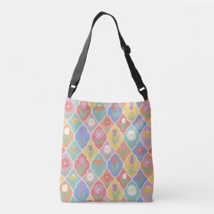 Sac Ajustable Motif de cadre floral lumineux – Botanique colorée