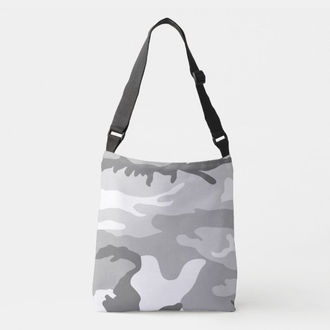 Sac Ajustable Motif de camouflage militaire urbain gris (Devant)