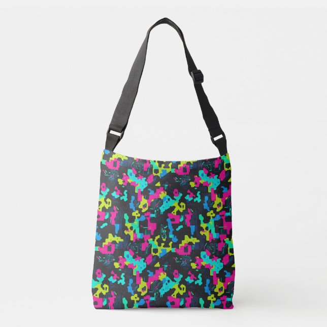 Sac Ajustable Motif de camouflage néon (Devant)