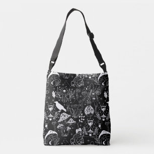 Sac Ajustable Motif de champignon psychédélique 2D.BW.b