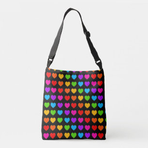 Sac Ajustable Motif de coeur arc-en-ciel