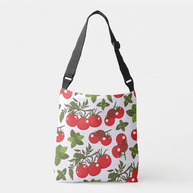 Sac Ajustable Motif de cuisine sans couture Tomato Basil (Devant)