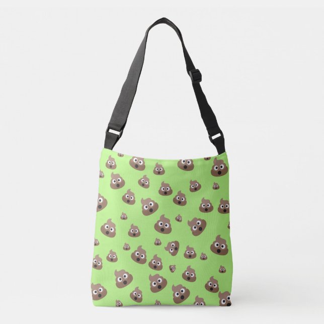 Sac Ajustable Motif de Cute Poop Emoji (Devant)