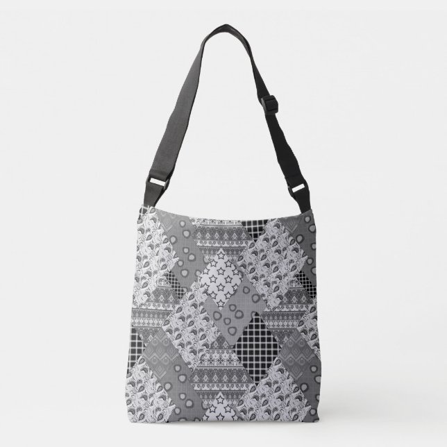 Sac Ajustable Motif de maquette gris (Devant)
